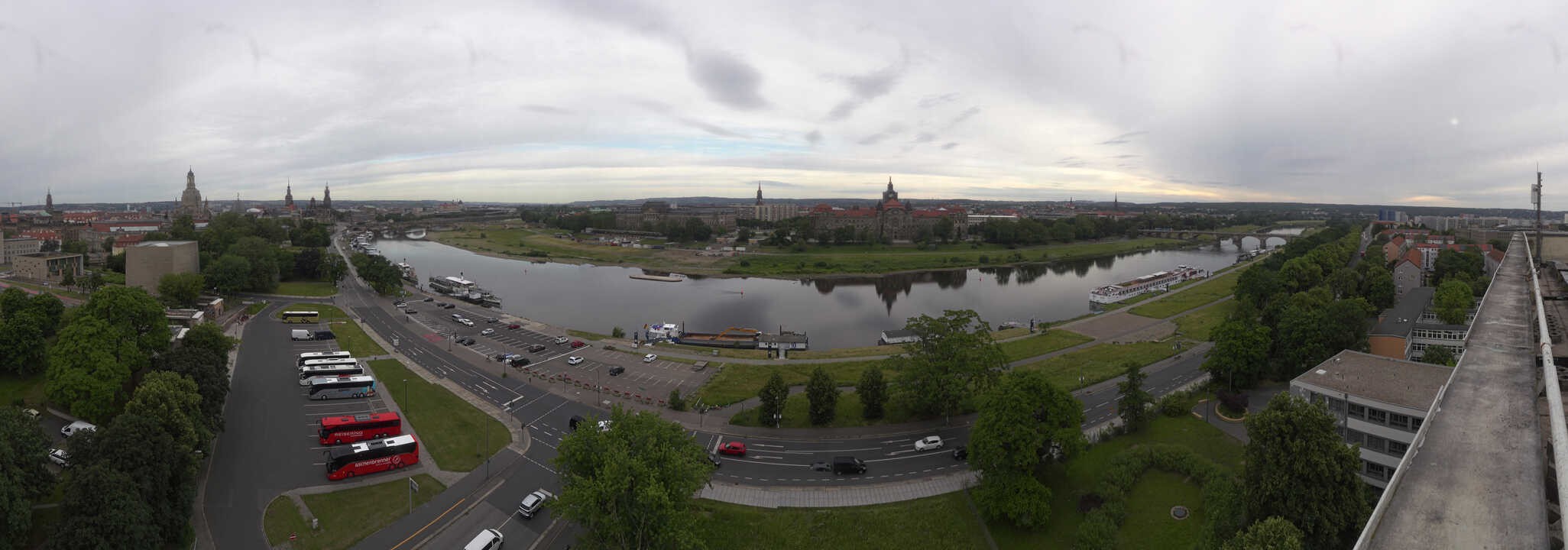 Archived image Webcam Dresden - Panoramic view of the city