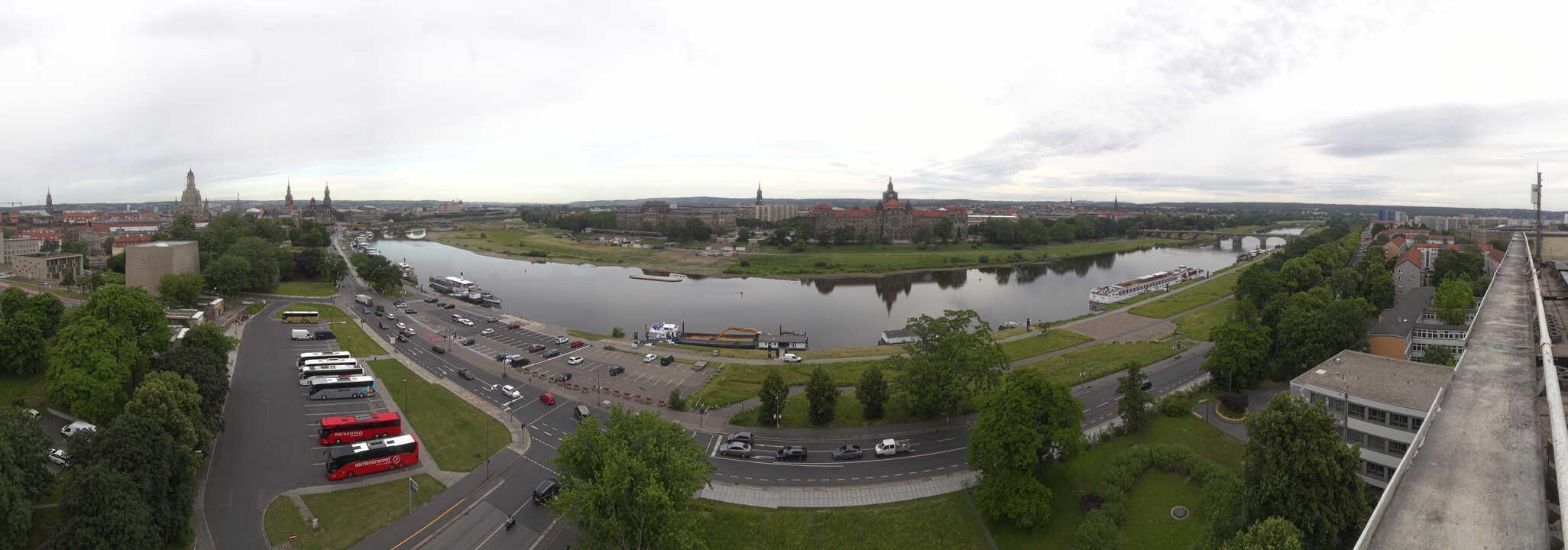 Archived image Webcam Dresden - Panoramic view of the city