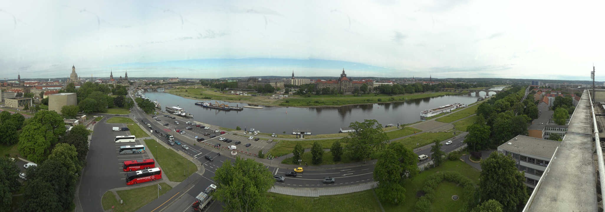 Archived image Webcam Dresden - Panoramic view of the city
