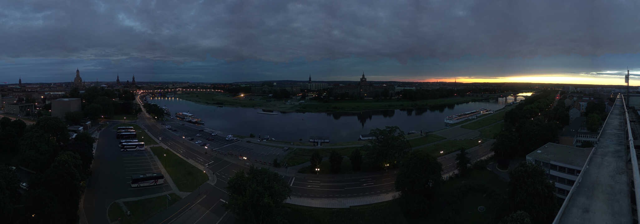 Archived image Webcam Dresden - Panoramic view of the city