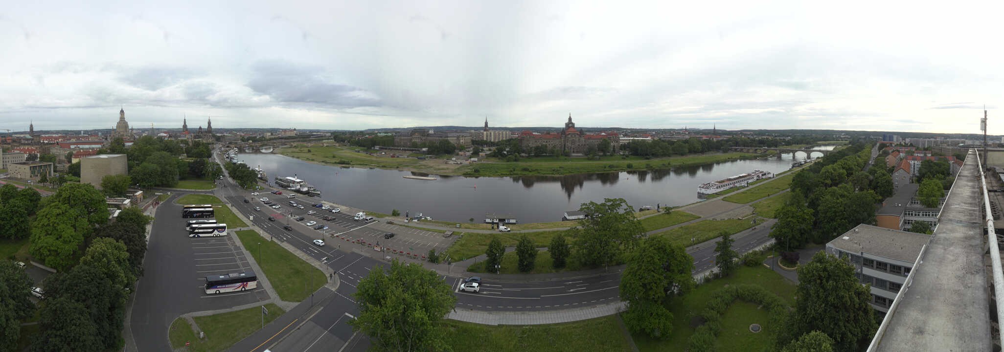 Archived image Webcam Dresden - Panoramic view of the city