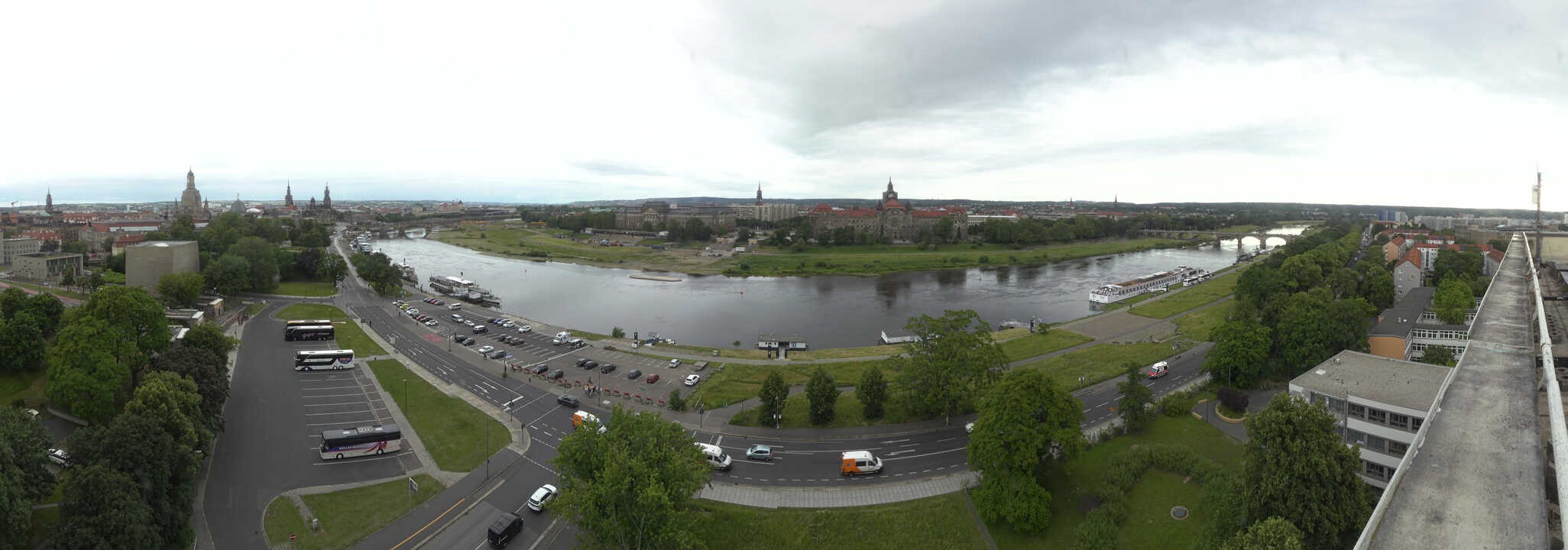 Archived image Webcam Dresden - Panoramic view of the city