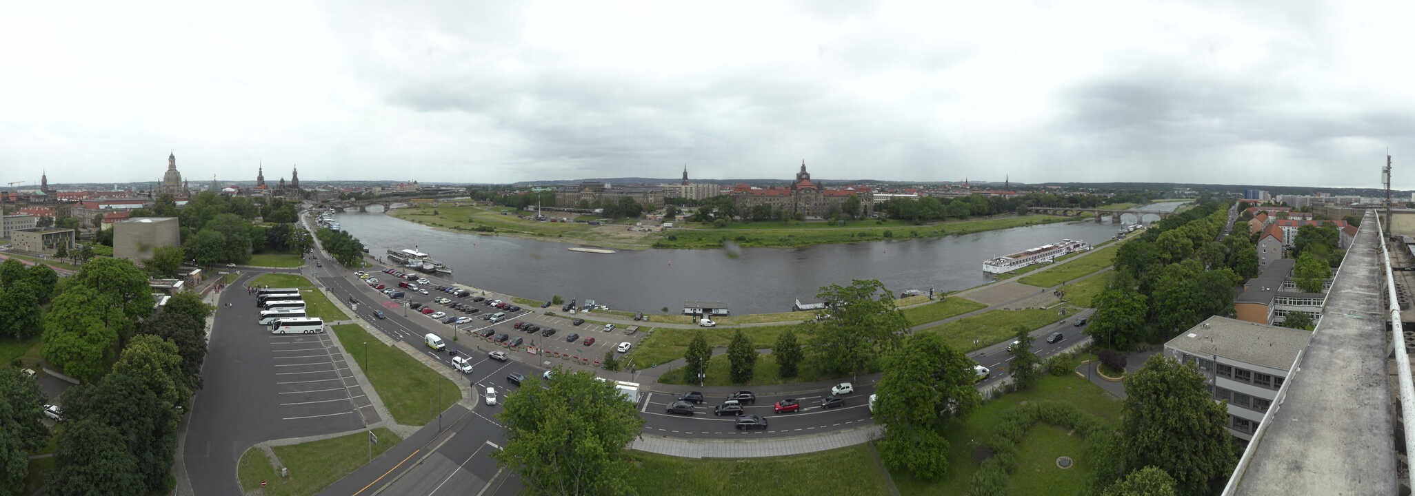 Archived image Webcam Dresden - Panoramic view of the city