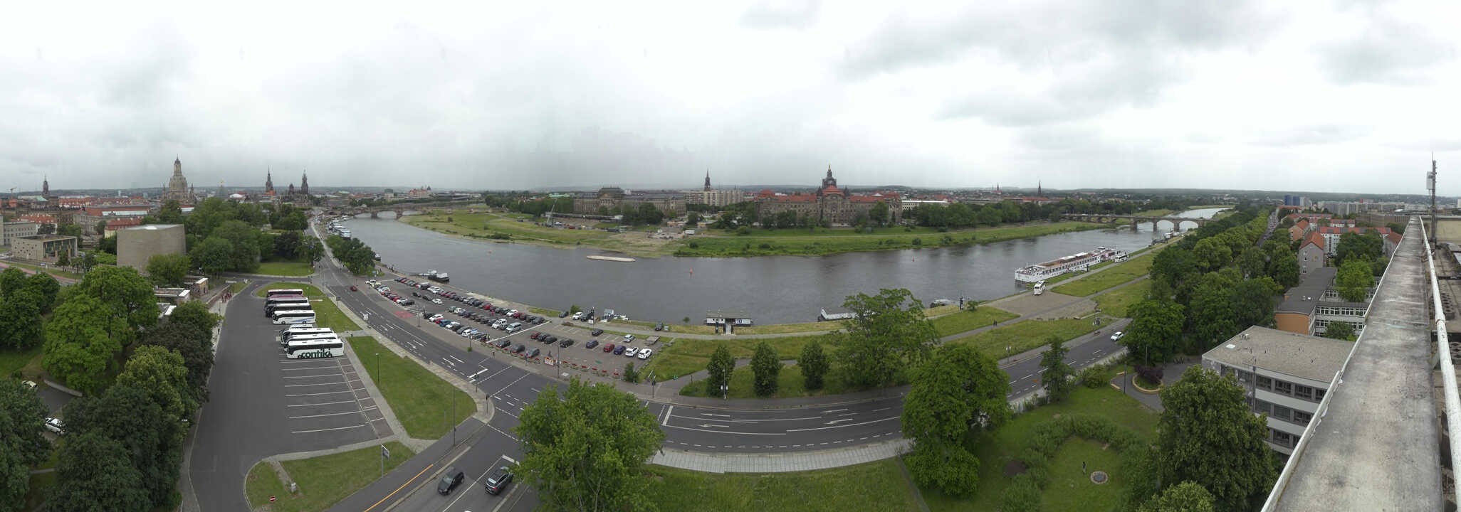 Archived image Webcam Dresden - Panoramic view of the city