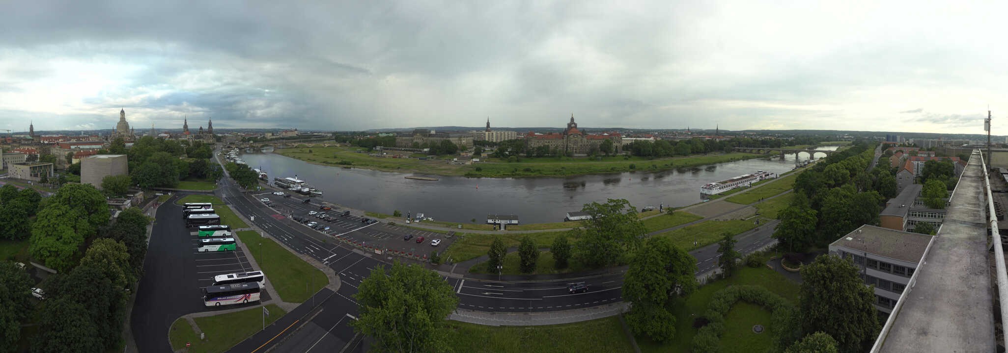 Archiv Foto Webcam Dresden - Elbpanorama