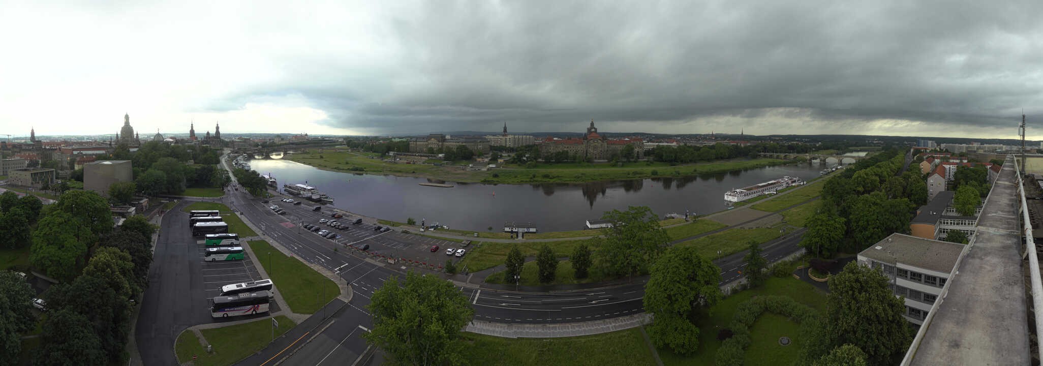 Archiv Foto Webcam Dresden - Elbpanorama