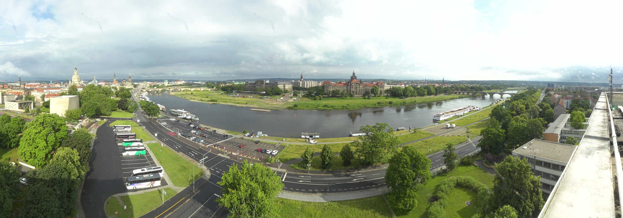 Archiv Foto Webcam Dresden - Elbpanorama