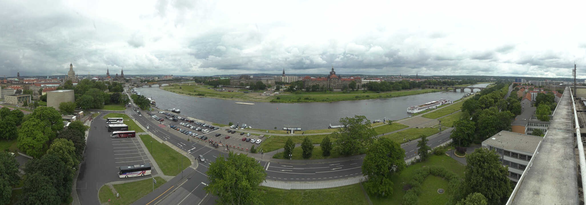 Archiv Foto Webcam Dresden - Elbpanorama
