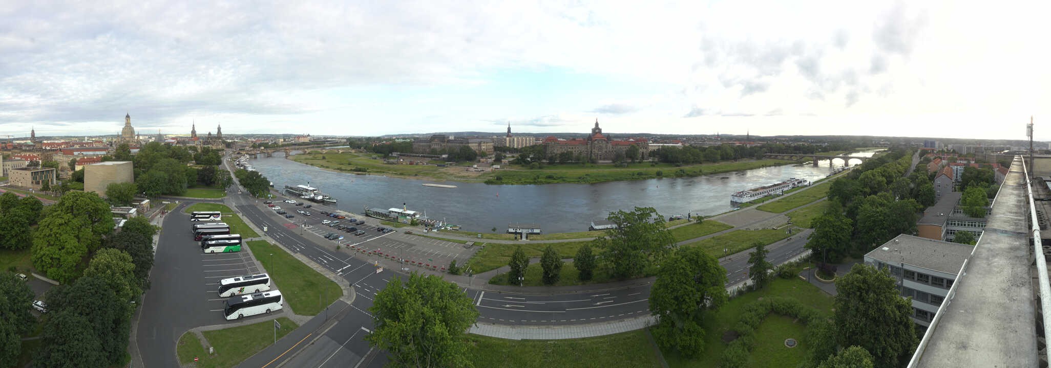 Archiv Foto Webcam Dresden - Elbpanorama