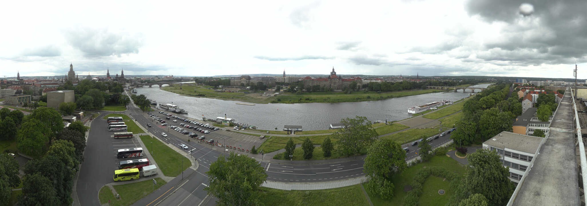 Archiv Foto Webcam Dresden - Elbpanorama
