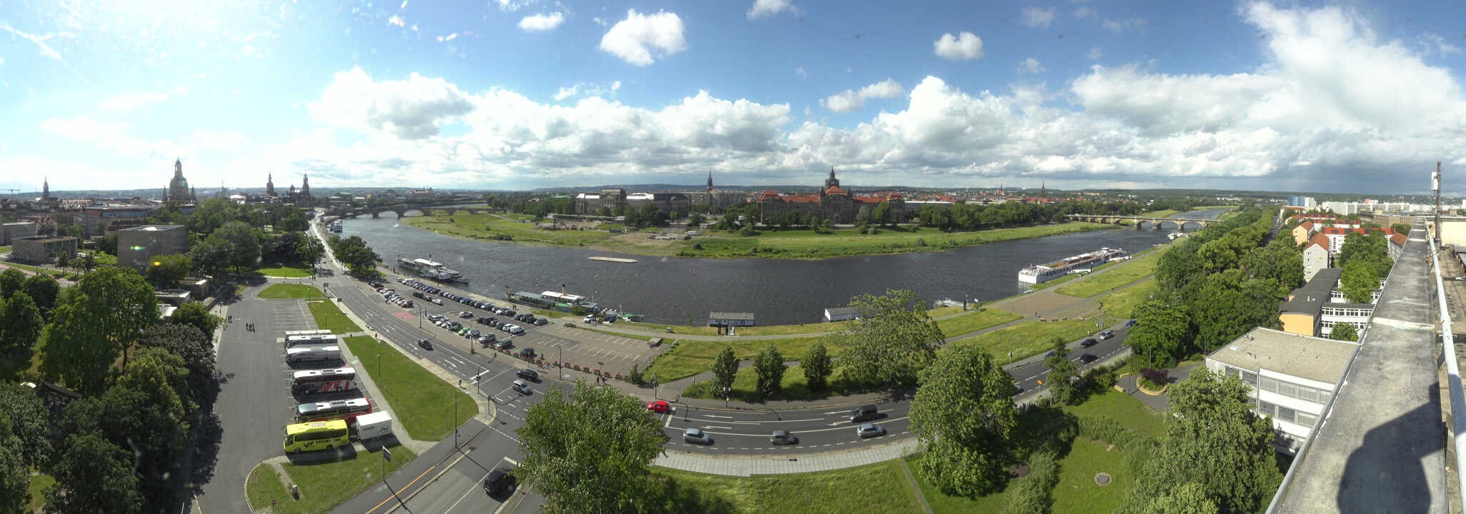 Archiv Foto Webcam Dresden - Elbpanorama