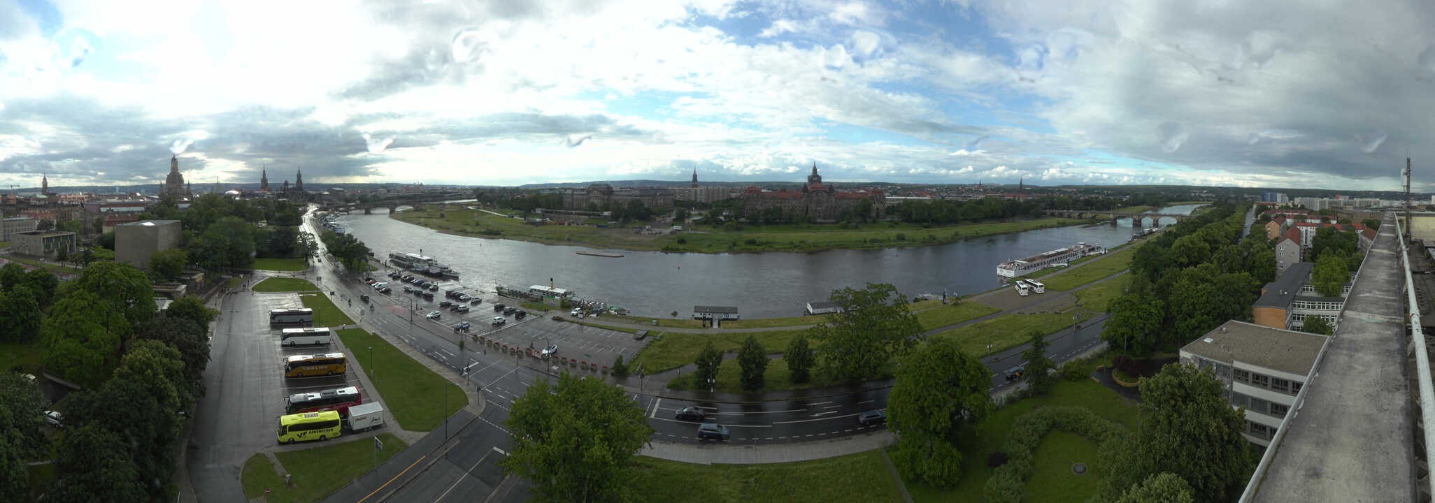 Archiv Foto Webcam Dresden - Elbpanorama