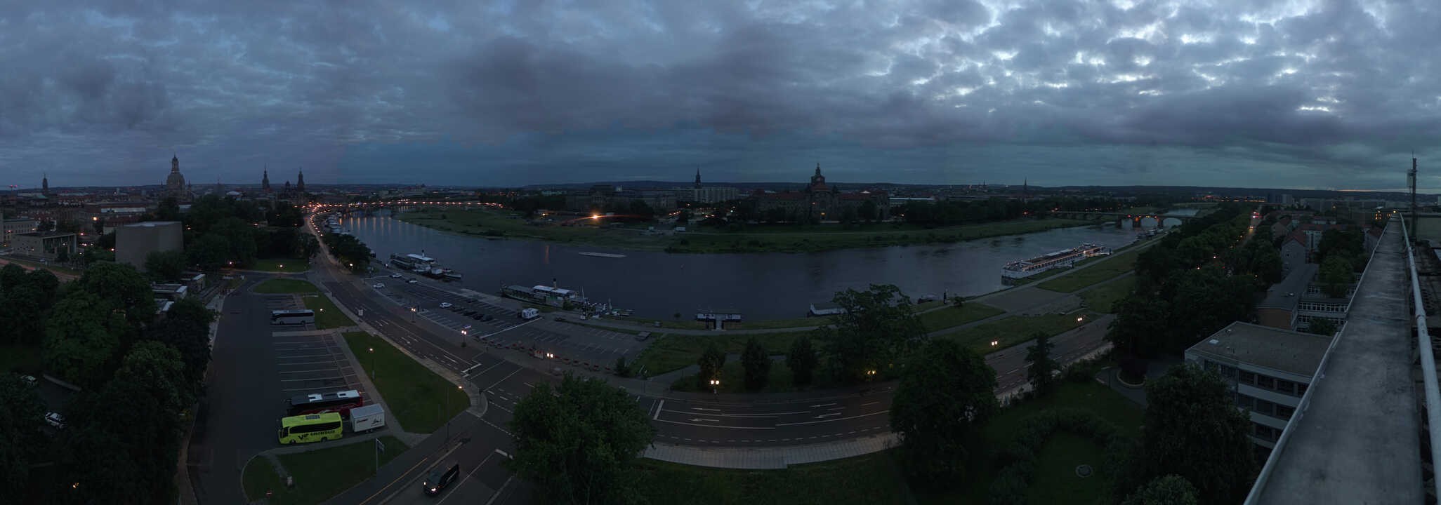 Archived image Webcam Dresden - Panoramic view of the city
