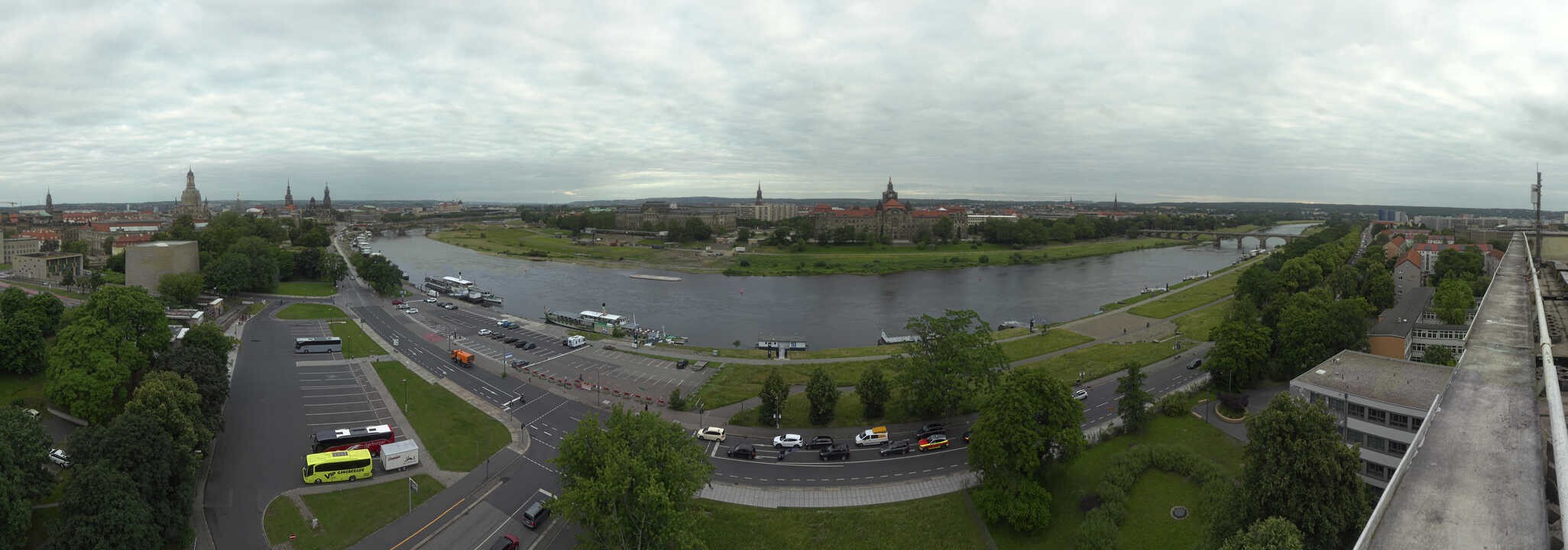 Archived image Webcam Dresden - Panoramic view of the city