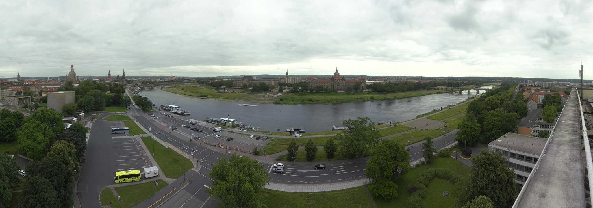 Archived image Webcam Dresden - Panoramic view of the city