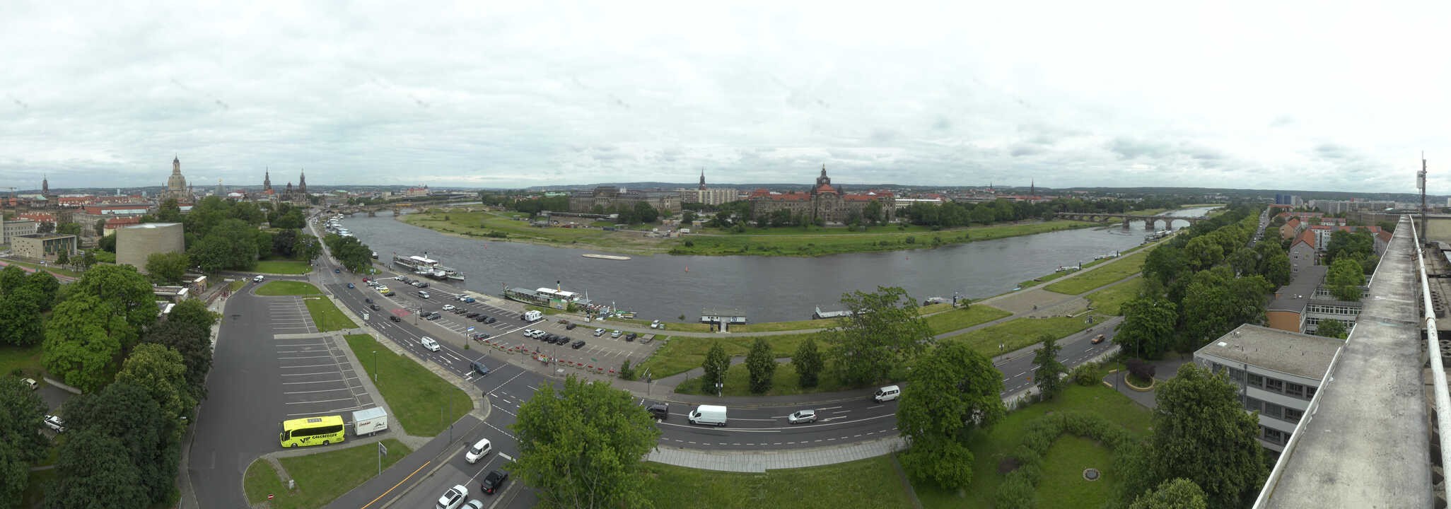 Archived image Webcam Dresden - Panoramic view of the city