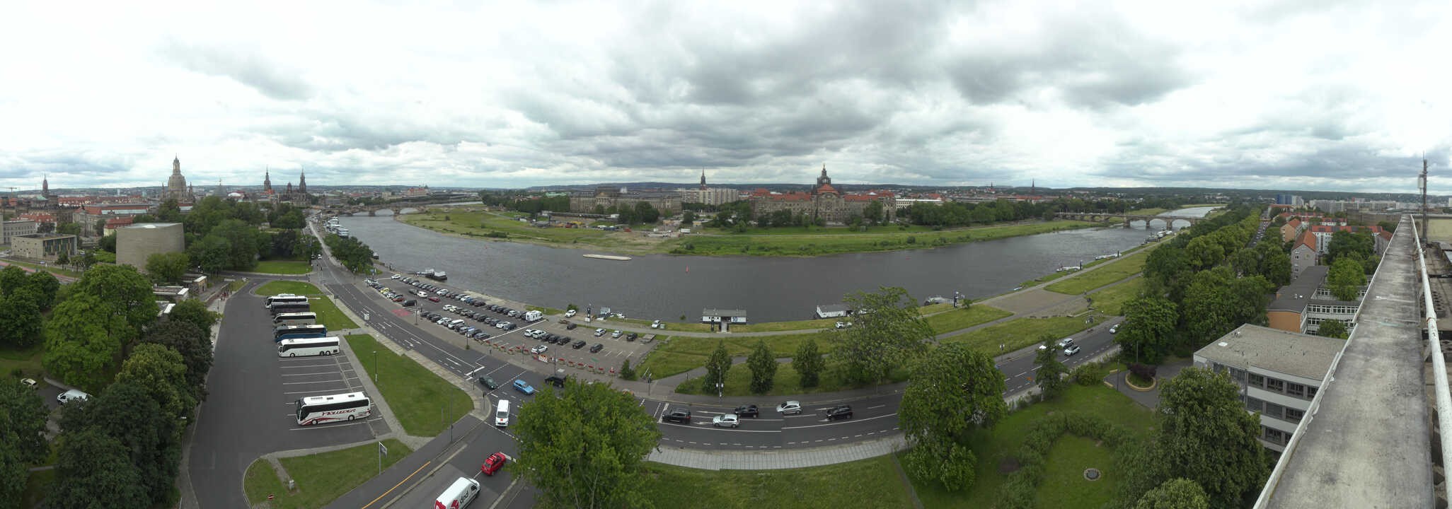 Archived image Webcam Dresden - Panoramic view of the city