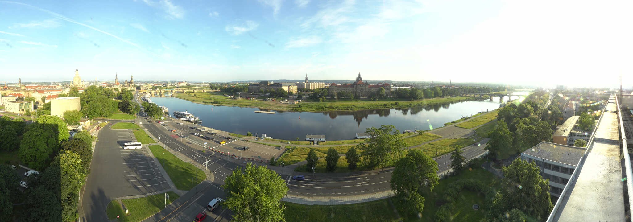 Archiv Foto Webcam Dresden - Elbpanorama