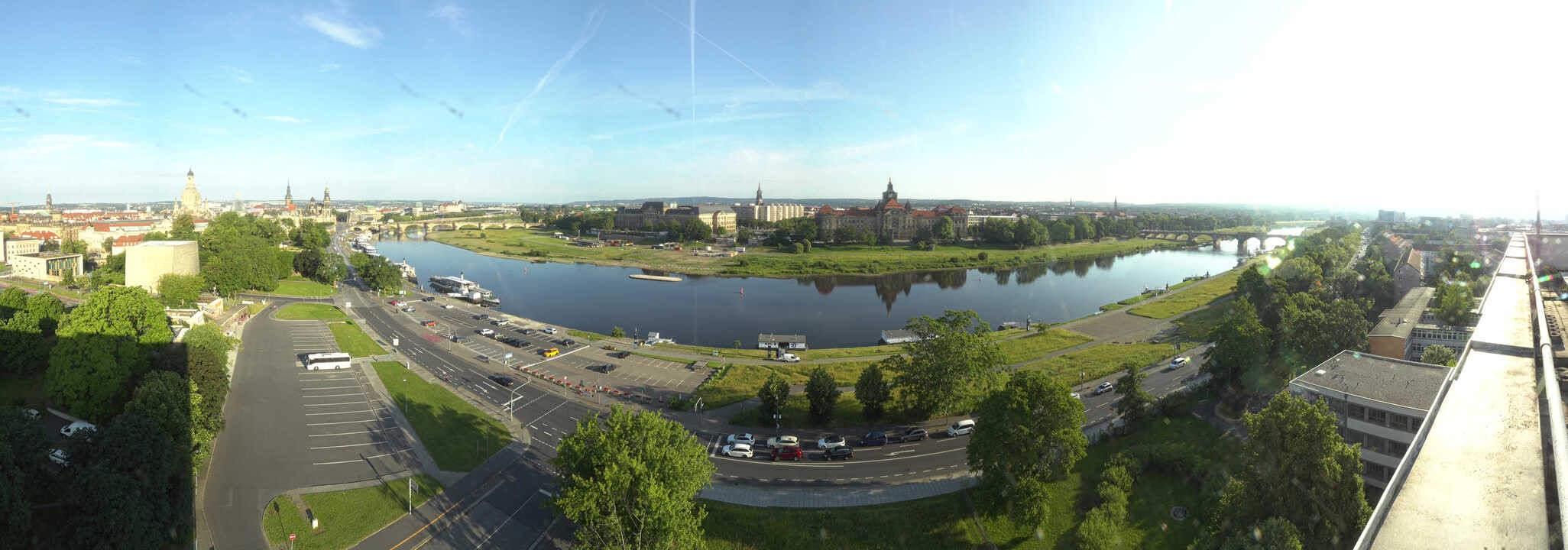 Archiv Foto Webcam Dresden - Elbpanorama
