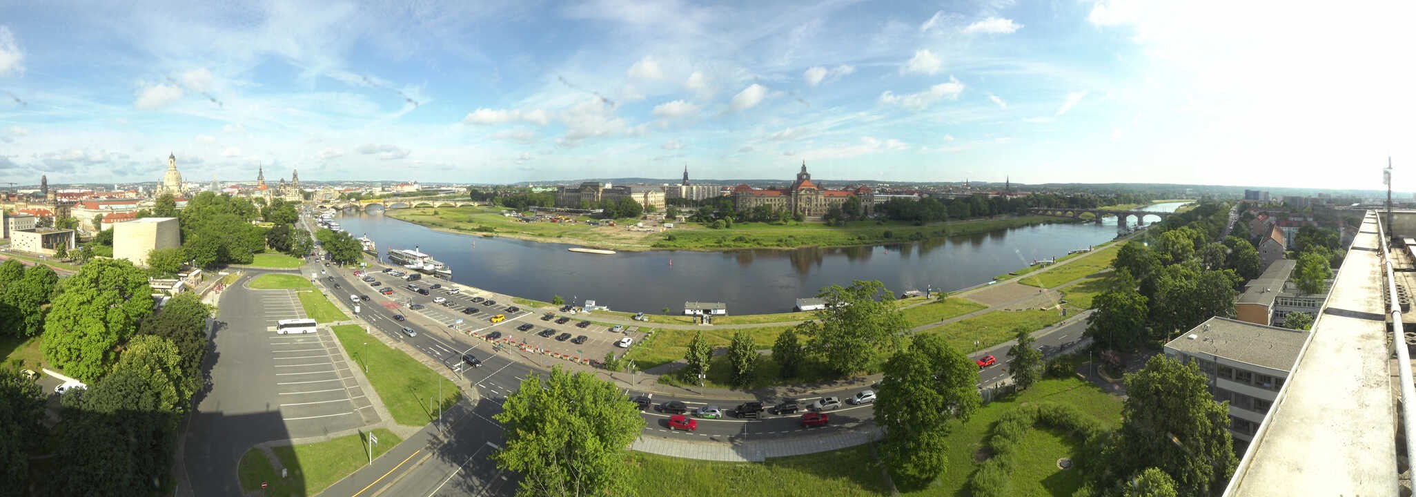 Archiv Foto Webcam Dresden - Elbpanorama