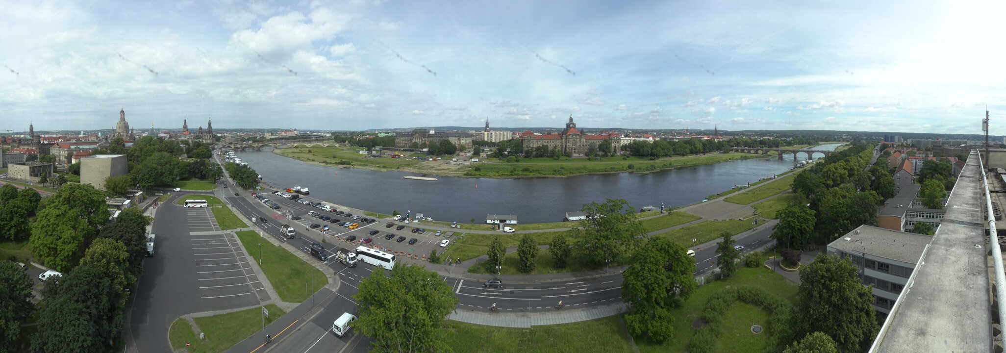 Archiv Foto Webcam Dresden - Elbpanorama