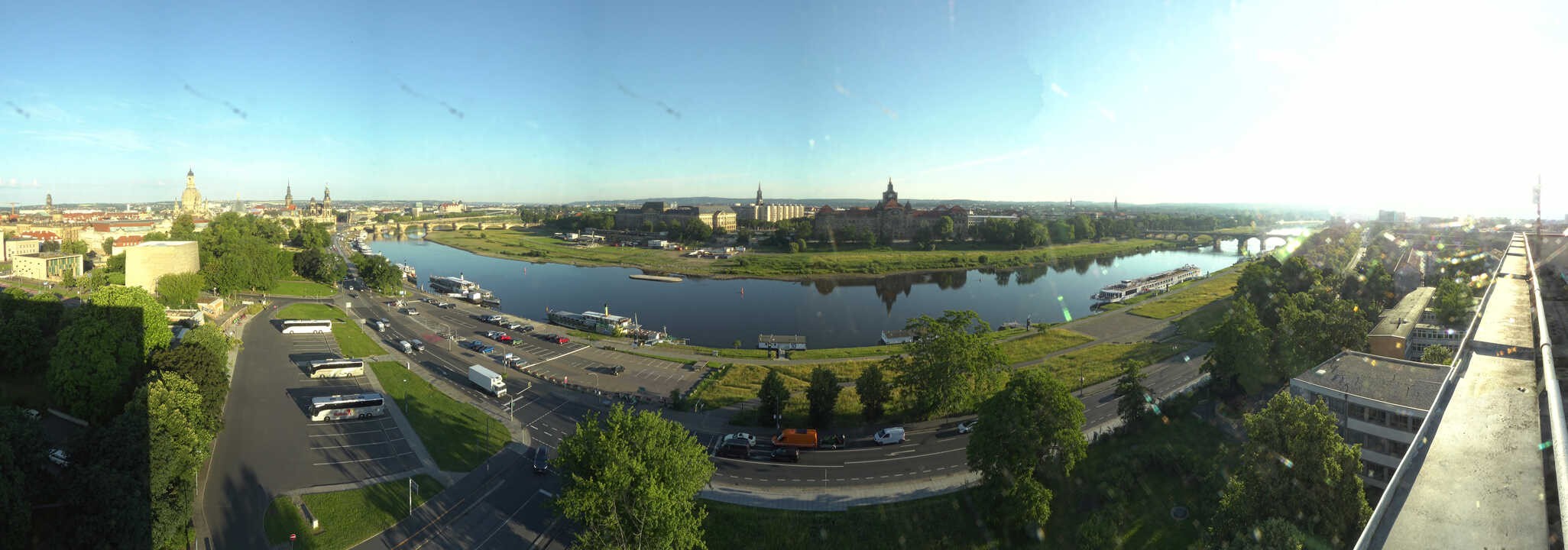 Archived image Webcam Dresden - Panoramic view of the city