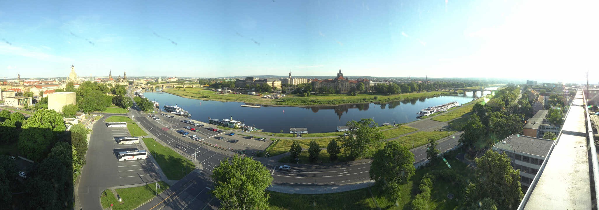 Archived image Webcam Dresden - Panoramic view of the city
