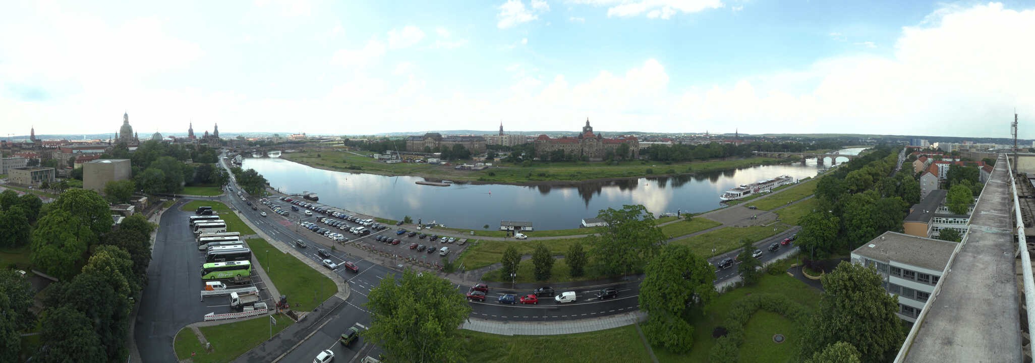 Archiv Foto Webcam Dresden - Elbpanorama