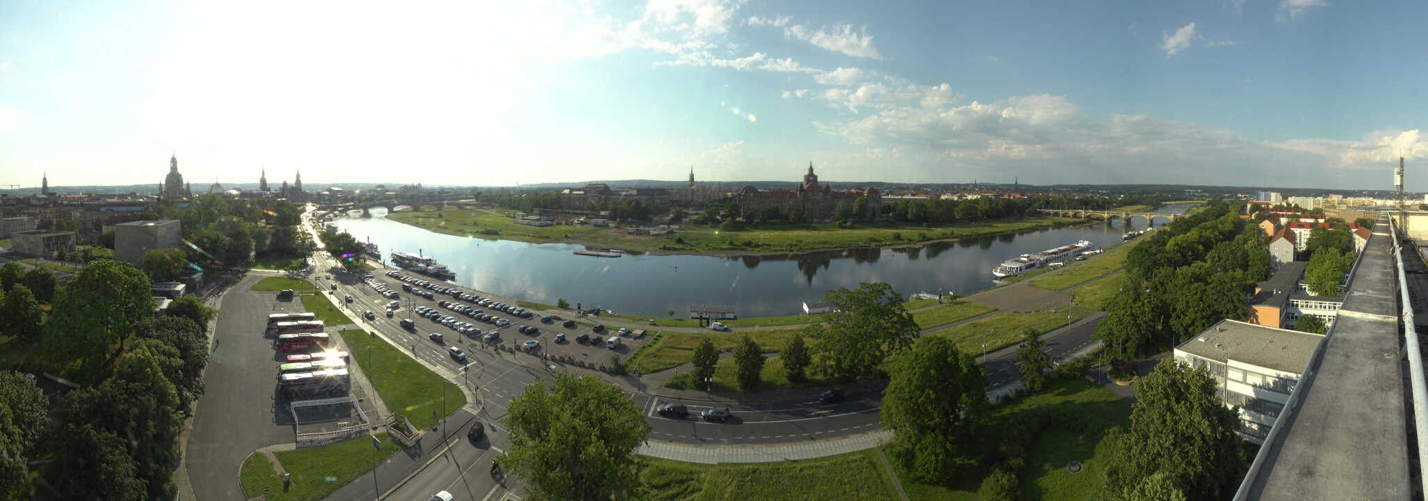 Archived image Webcam Dresden - Panoramic view of the city
