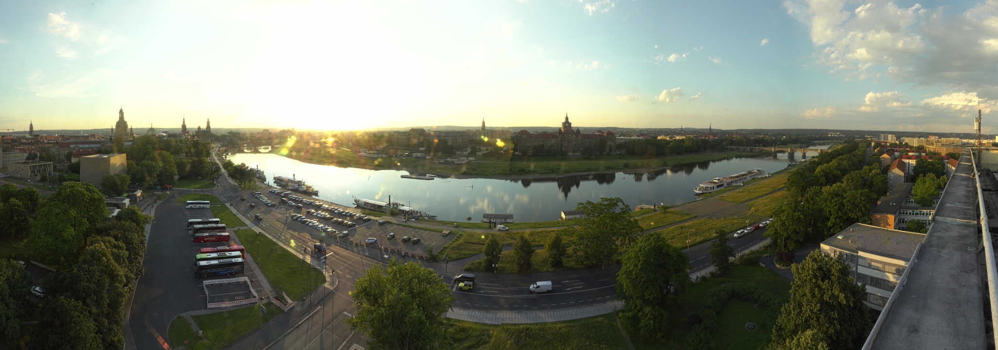 Archiv Foto Webcam Dresden - Elbpanorama
