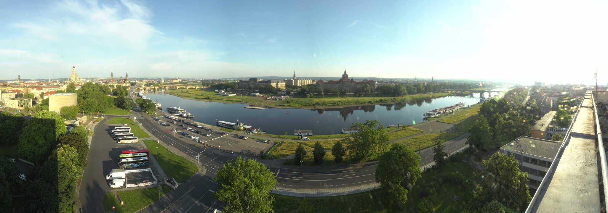 Archived image Webcam Dresden - Panoramic view of the city