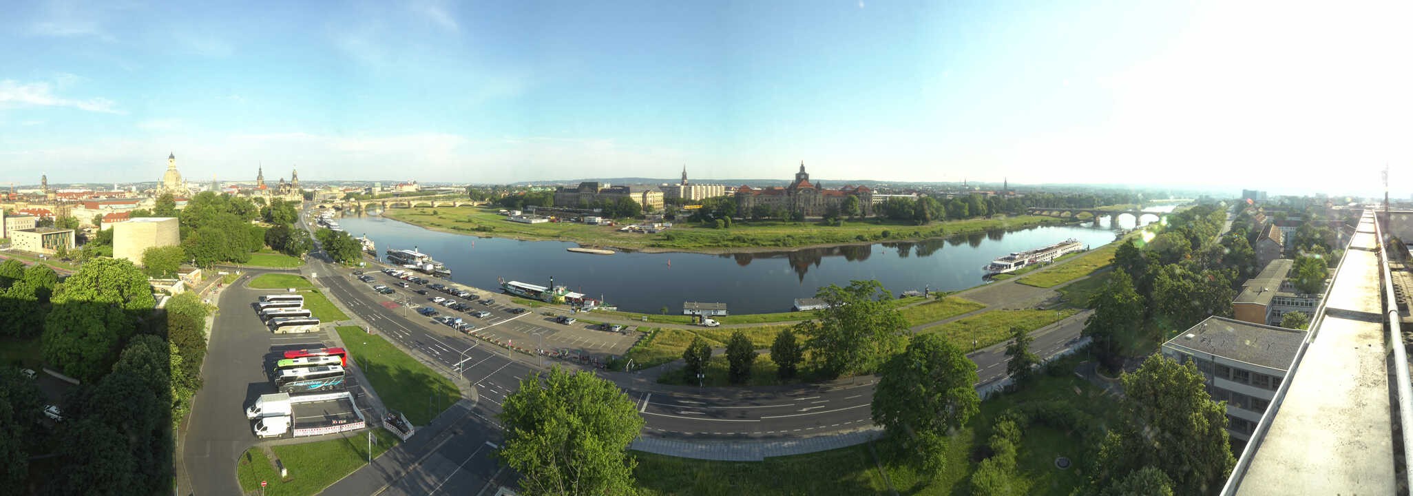 Archived image Webcam Dresden - Panoramic view of the city