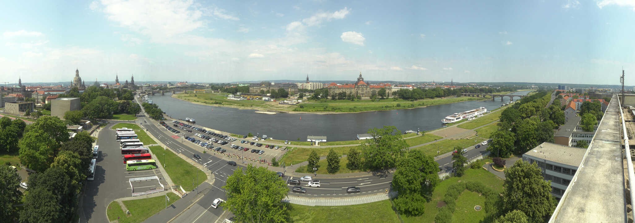 Archiv Foto Webcam Dresden - Elbpanorama