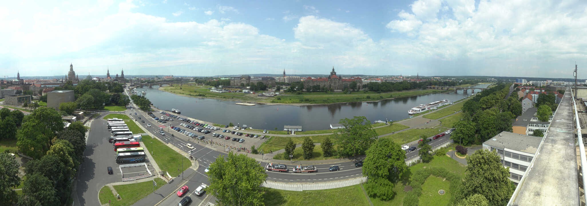 Archiv Foto Webcam Dresden - Elbpanorama