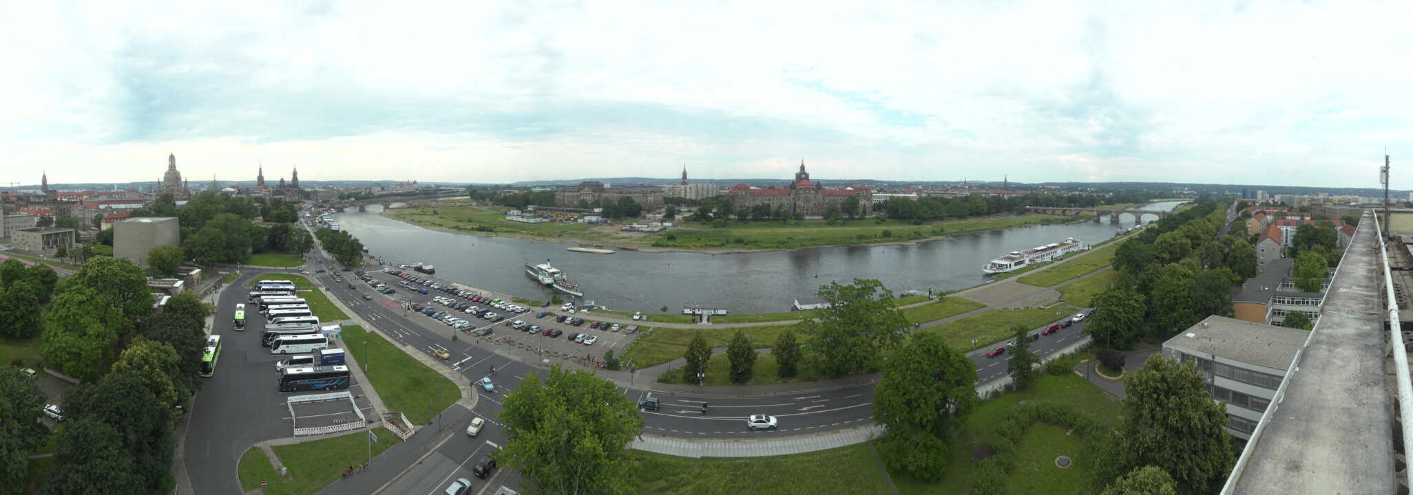 Archiv Foto Webcam Dresden - Elbpanorama