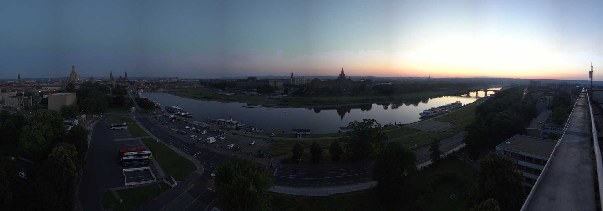 Archived image Webcam Dresden - Panoramic view of the city