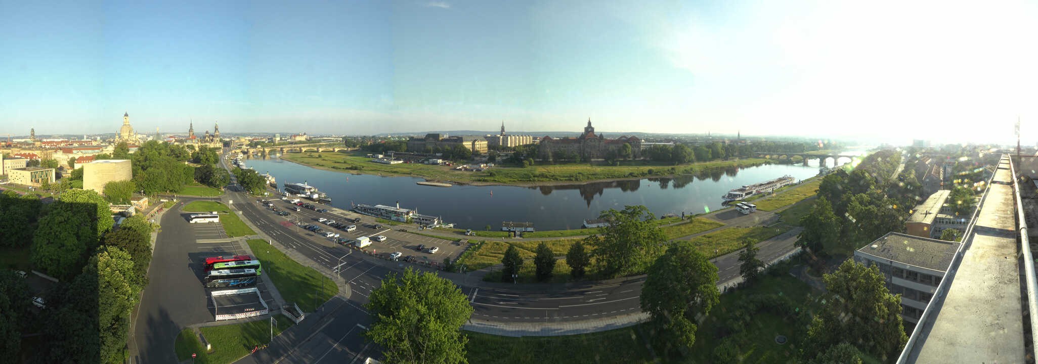 Archived image Webcam Dresden - Panoramic view of the city