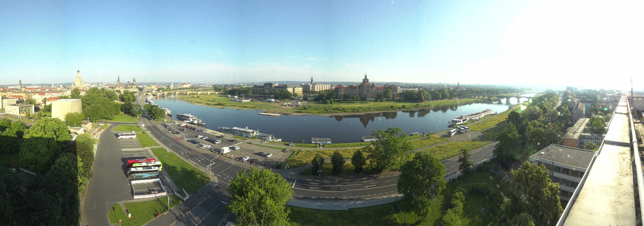 Archived image Webcam Dresden - Panoramic view of the city