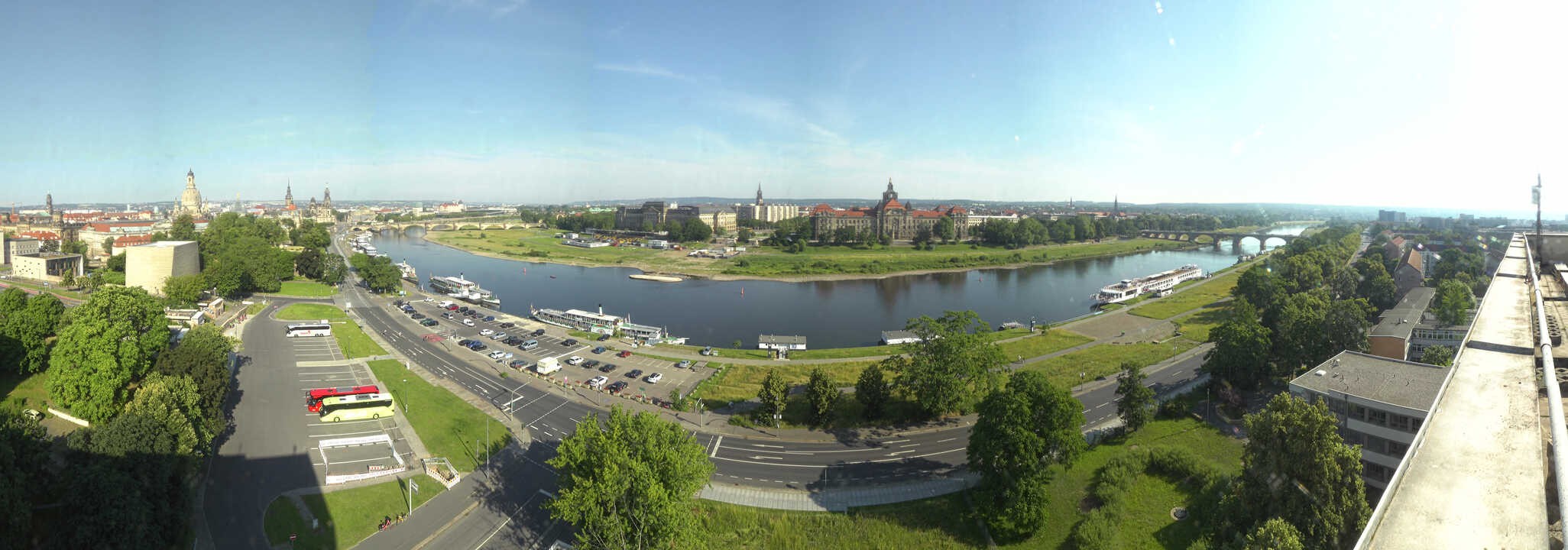 Archived image Webcam Dresden - Panoramic view of the city