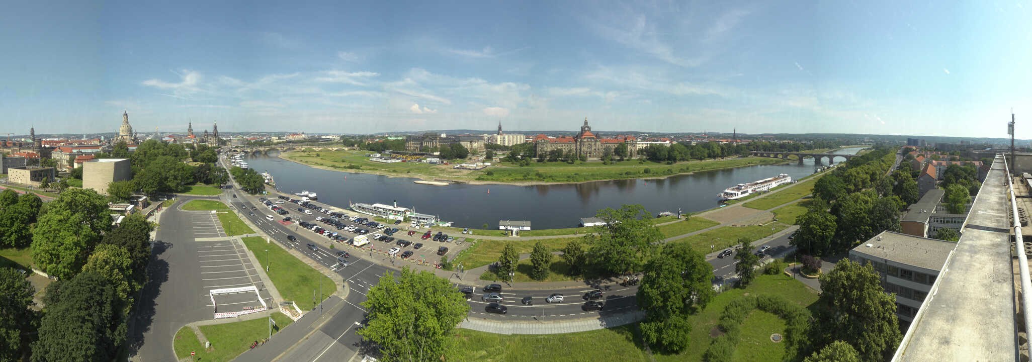 Archived image Webcam Dresden - Panoramic view of the city
