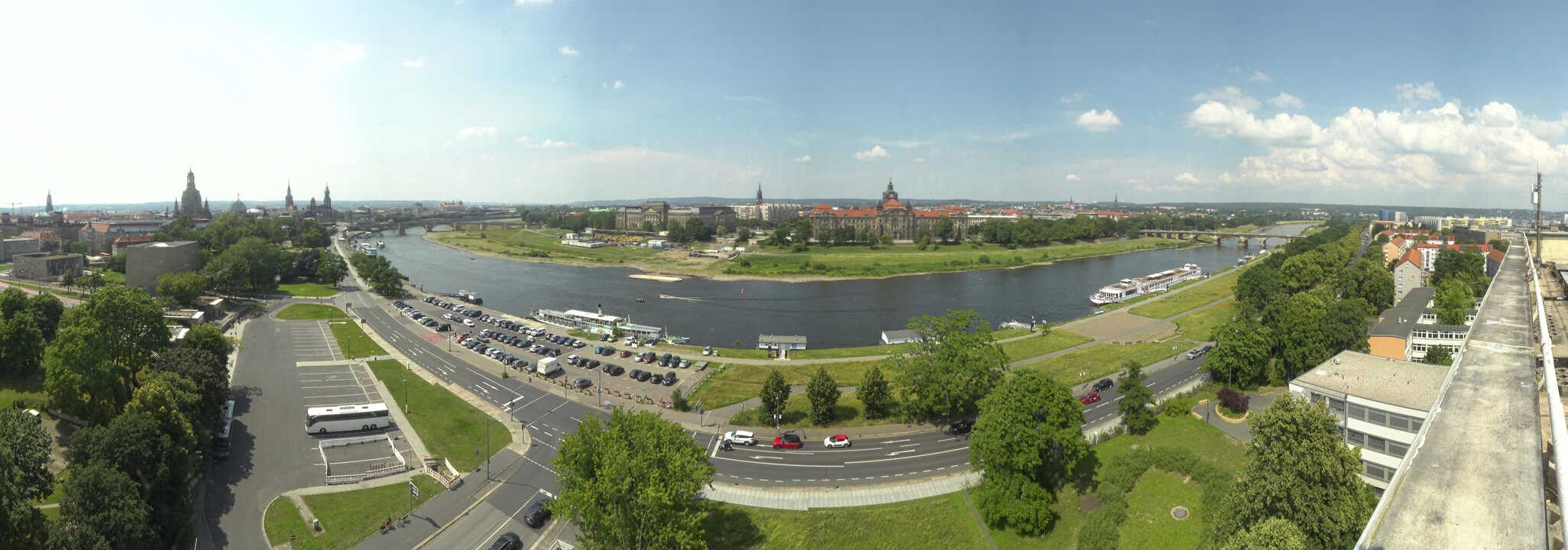 Archiv Foto Webcam Dresden - Elbpanorama