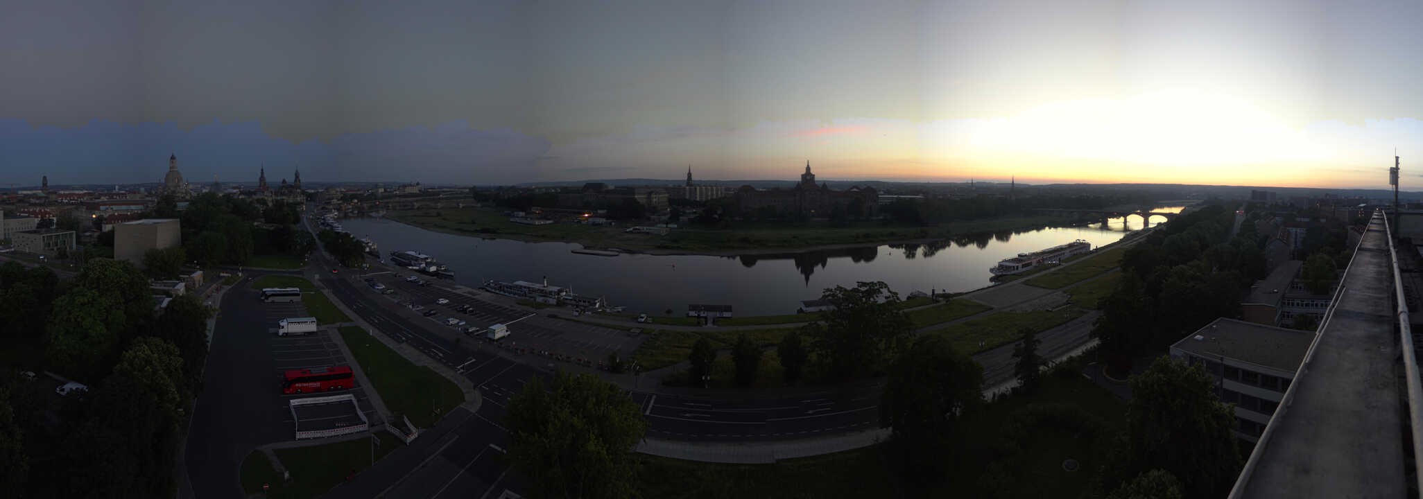 Archived image Webcam Dresden - Panoramic view of the city
