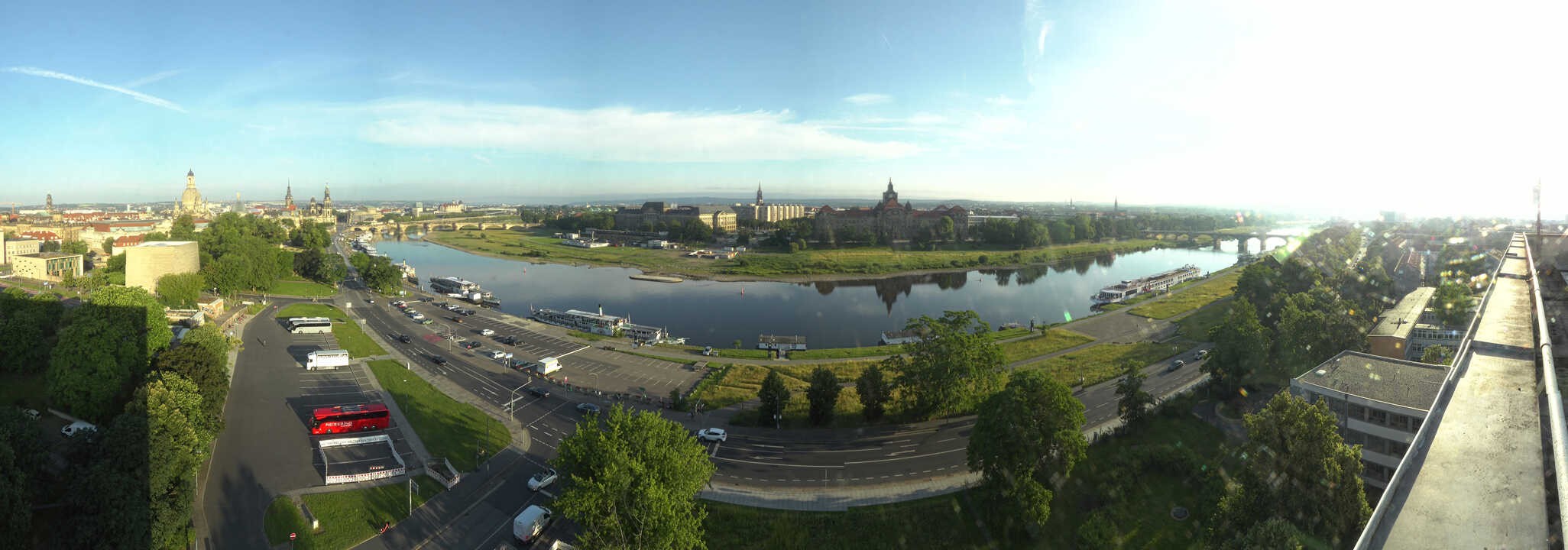 Archived image Webcam Dresden - Panoramic view of the city