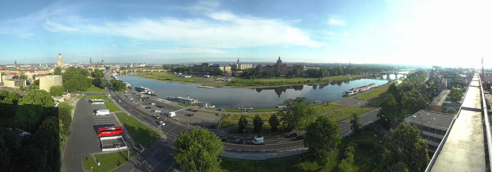 Archived image Webcam Dresden - Panoramic view of the city