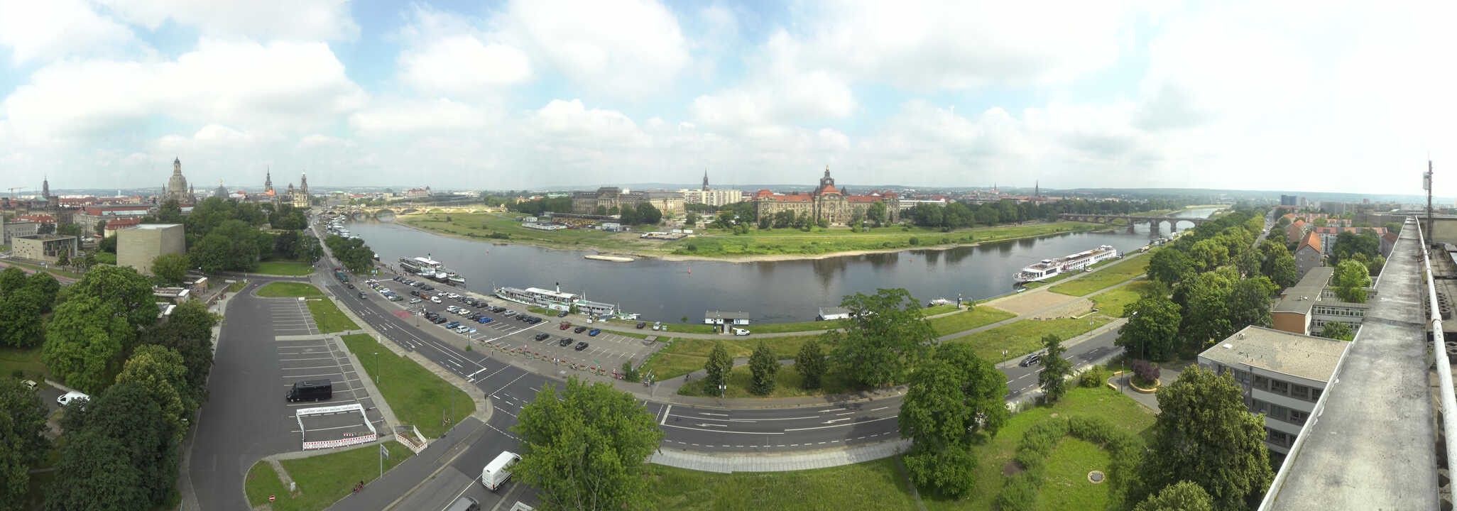 Archived image Webcam Dresden - Panoramic view of the city