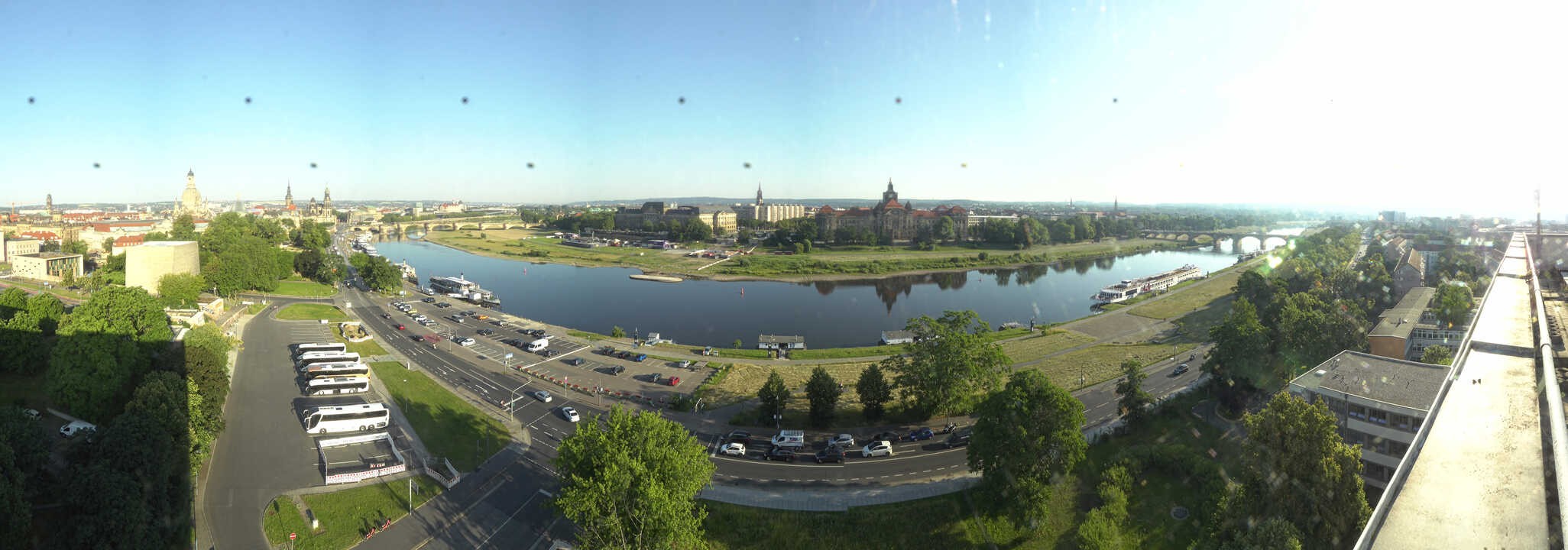 Archived image Webcam Dresden - Panoramic view of the city