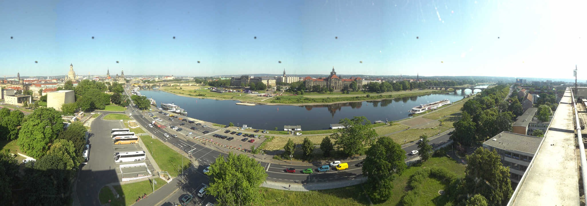 Archived image Webcam Dresden - Panoramic view of the city