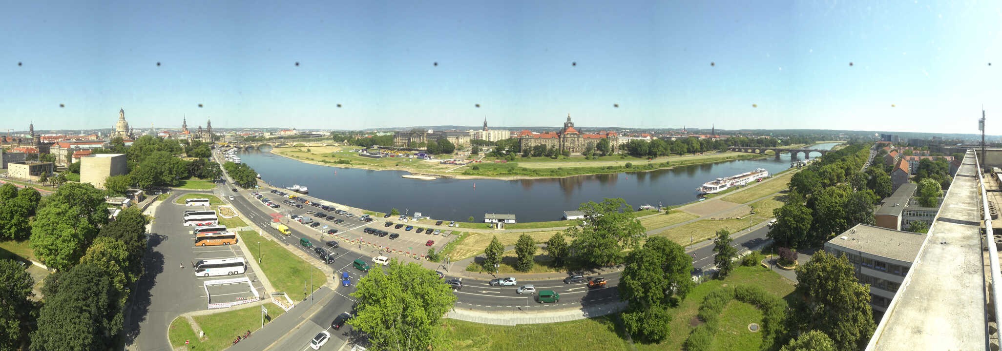 Archived image Webcam Dresden - Panoramic view of the city