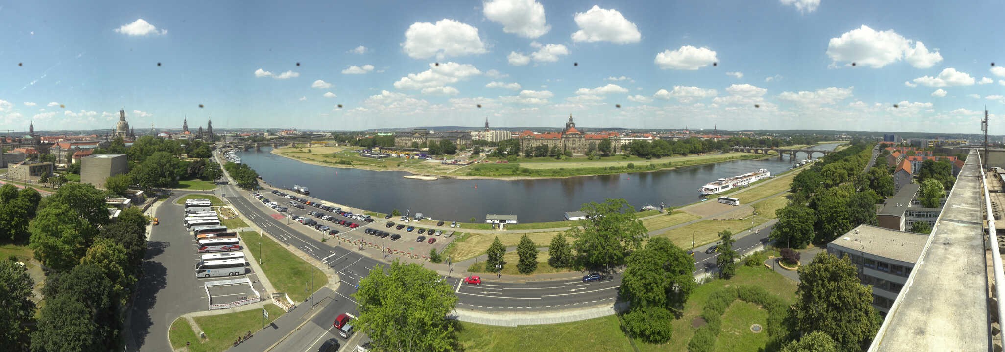 Archived image Webcam Dresden - Panoramic view of the city