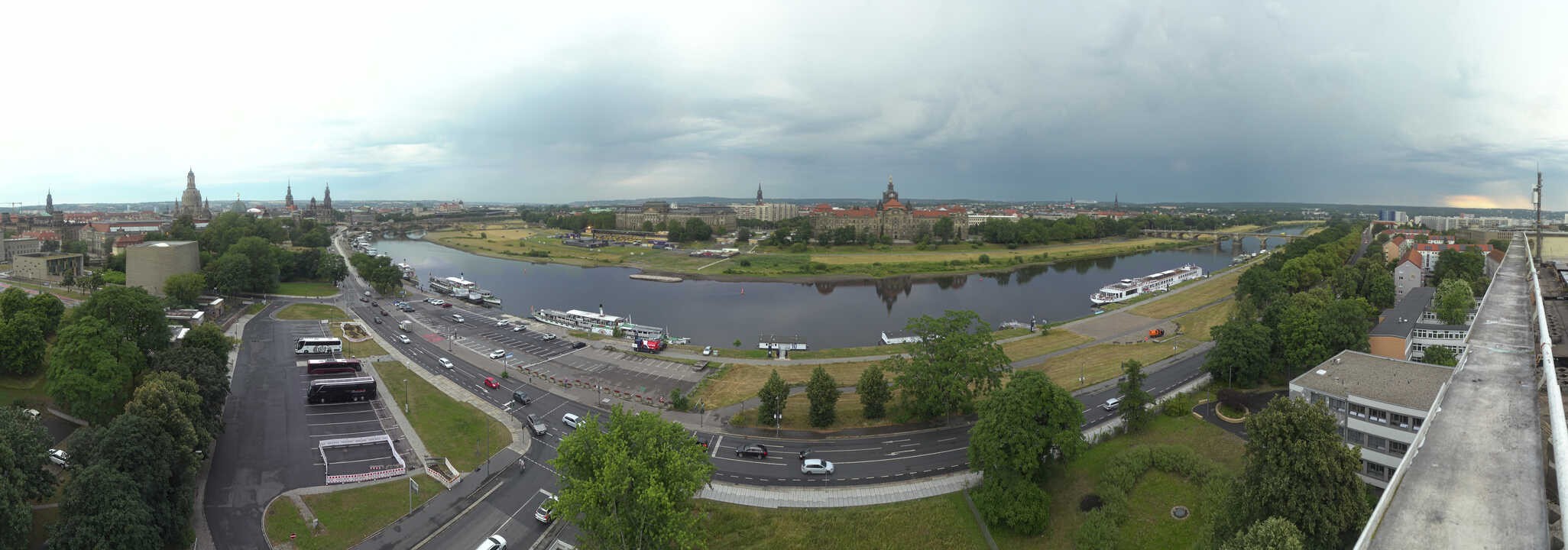 Archiv Foto Webcam Dresden - Elbpanorama